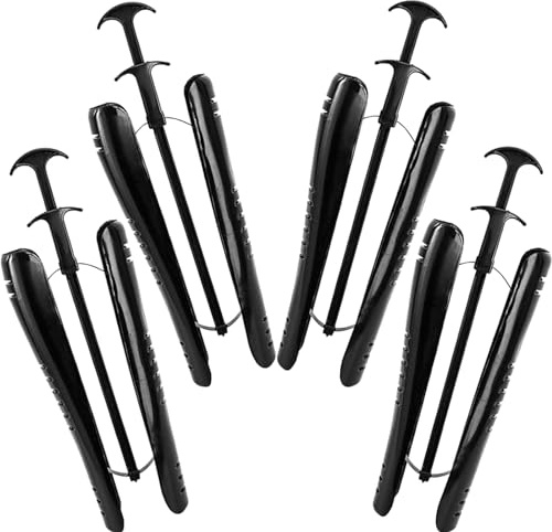 CIFIRRET 4pcs Boot Tree Shaft Boot Shoe Shapers for Knee High Tall Boots Adjustable Plastic Shoe Stretcher ，Enough Support Form Shaping Boot Inserts for Womens and Mens Shoes