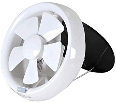 DEAVER Extractor de Aire, Ventilador de ventilación de Techo de Descarga Vertical Blanco, Extractor de 8 Pulgadas, Potente Ventilador de Escape silencioso para Cocina y baño, Tipo Ventana Redonda