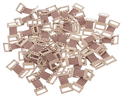 Xptieeck 50 StüCk Elastische Bandage Wrap Stretch Metallklammern Befestigungsklammern Erste-Hilfe-Set für Arten Von Sportbandagen