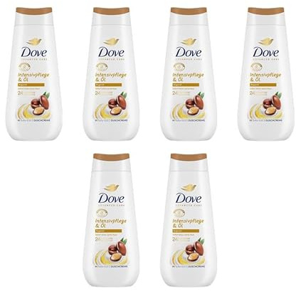 6x Dove Advanced Care Pflegende Duschcreme Intensivpflege & Öl 225ml