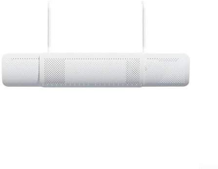 Lastwintersky Deflector de viento para aire acondicionado, deflector de salida de aire frío, deflector de salida de aire frío montado en la pared, deflector de salida de CA 56-92 x 17 cm