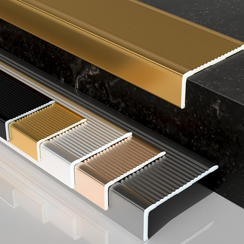 BVDHASDBT Aluminium-Bodenschwellen-Übergangsleiste, Türschwellenleiste, Aluminium-Fliesen-Übergangsleiste, 50 x 30 mm, 70 x 30 mm, 100 x 300 mm Schwellen-Boden-Übergangsleiste(Gray,90cm L 30mm*20mm)