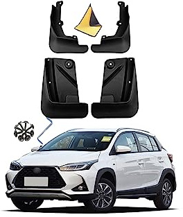 Parafanghi for auto, parafanghi anteriori e posteriori personalizzati for Toyota Yaris X 2020-2023, parafanghi paraspruzzi, kit di 4 pezzi for accessori auto
