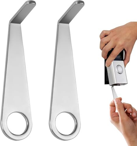 PAIKIUU Strumento per la rimozione del campanello ad anello, strumento di rimozione del campanello, strumento di sostituzione in acciaio inossidabile, accessori per chiavi sicure per campanello con