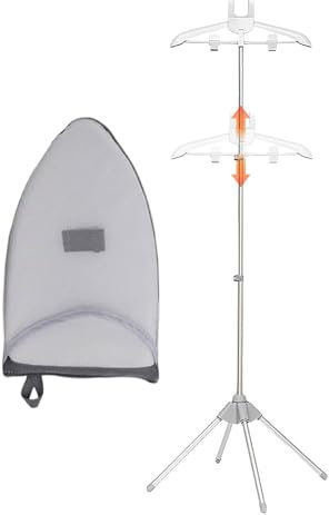 Soporte Vaporizador Para Ropa - Perchero Para Vaporización De Prendas,Brazo Telescópico Ajustable Giratorio De Aluminio Para Hogar Hotel Y Cuidado Textil