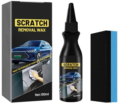 Pâte De Réparation De Rayures De Voiture,Efface Rayure Voiture,Car Scratch Remover,Efface Rayures Anti-Rayures Pâte Réparation,Avec L'éponge,100 ml*1Pcs
