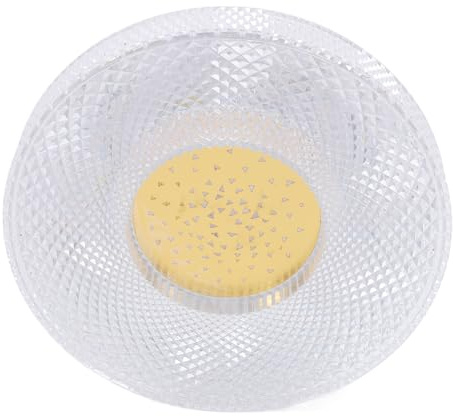 Marhynchus LED-Unterputz-Deckenleuchte, Runde Kristallleuchte mit Fernbedienung, 3000–5000 K, Dimmbar, für Schlafzimmer, Badezimmer, Flur