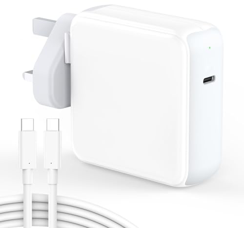 96W USB C Charger Compatible with MacBook Pro MacBook Air 13 14 15 16 inch 2024 2023 2022 2021 2020, M3 M2 M1 Mac Laptop, and All USB C Devices (2M/6.6FT C to C Cable Included)