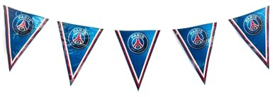 Guirlande Fanions PSG 270 cm - Bleu - Taille Unique