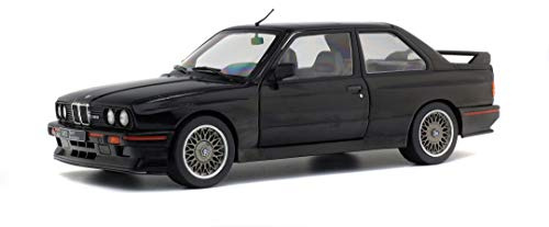 SOLIDO - Bmw - M3 E30-1990 Voiture Miniature de Collection, 1801501, Noir