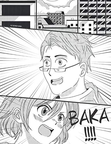 Mi primer manga: Un libro de 110 plantillas de cómic en blanco para crear y dibujar tu propio manga para adultos, adolescentes y niños