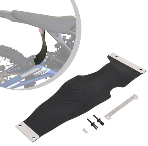 Motorrad Spritzschutz,für Elektrisches Dirt Bike Surron Light Bee S/X | Stoßdämpfer Schutz Spritzschutz Hinteren Kotflügel dickes Gummi