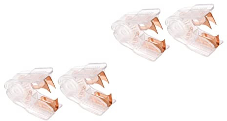STOBOK 4stücke Handheld Heftklammern Entferner Roségold Ergonomisches Design Für Büro Und Zuhause Für Müheloses Entfernen Von Heftklammern Beschädigung Von Dokumenten