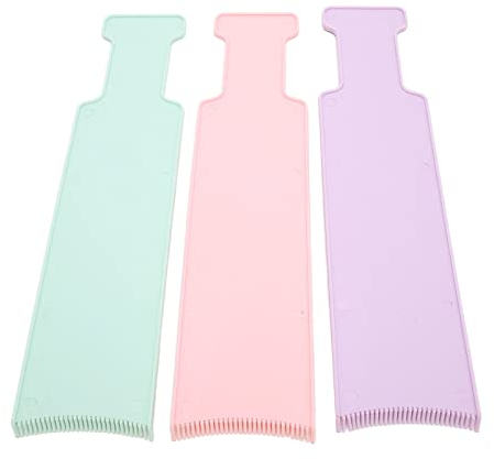 3pcs Pagaia per Evidenziare i Capelli, Strumenti per Evidenziare i Capelli Tavola per Tinture per Capelli Tavola per Balayage Pettine Piatto Professionale per Capelli Tavola per