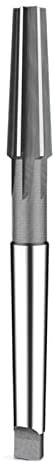 DOLUNTO Reibahlen Maschinen-Reibahle, 1:10 HSS-Reibahle mit geradem Schaft und Kegelschaft for Reiben von Formen (Größe : 6mm-Straight Flute)