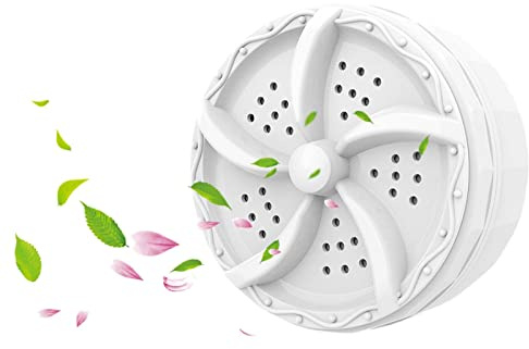 Mini lavatrice a ultrasuoni turbo turbo turbo portatile con USB, mini lavatrice automatica per camper, casa, biancheria intima, viaggi