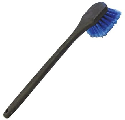 CHIMP TOOLS Reifenbürste - Schwellerbürste - Felgenbürste - Bootpflege Bürste - Auto Waschbürste mit sanften Borsten - Tire Brush - langer Griff