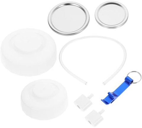 OUNONA Vacuum Preservation Lid for Honey Jars Mason Jar Lids for Kitchen Accessory for Wide Mouth