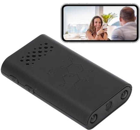 Goshyda Caméra de sécurité Domestique, Mini Caméra WiFi sans Fil 1080P avecNocturne HD, Détection du Corps Humain, pour la Surveillance de la sécurité Extérieure de la Maison