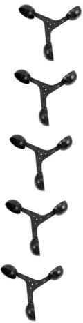 TINEASUR 5 Stücke 3-tasse Sensor Anemometer Aluminium Legierung Wind Messung Tasse Für Anemometer Ersatz
