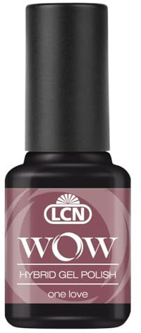 LCN WOW Hybrid Gel Polish One 8ml (Nr. 854-one love (alt rosa,pflaume,nude), 8 ml)