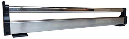 Ausziehbare Kleiderstange für Kleiderschrank, ausziehbare Kleiderstange für Schrank, Tiefe 30–60 cm, Organizer-Gestell (Farbe: Weiß, Größe: 500 mm)