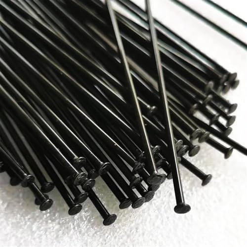 Skday 24 Stück, passend für Fahrradspeichen, Stahldraht, Speichen aus Edelstahl, 14 G, 2,0 mm, gerader Kopf, gerader Zug, runde Speichen, passend für Fahrradzubehör