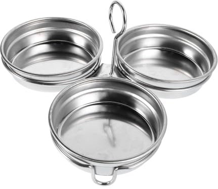 UTHCLO Stampo Per Uova Acciaio Inossidabile Poached Egg Maker Nonstick Strumento Da Cucina Multi-functionale Per Uova Camicia e Cotte Design Elegante e Facile Da Usare Per Cucine Moderne