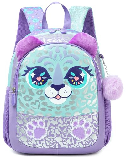 HTgroce barnryggsäck barn ryggsäck förskola ryggsäck dagis väska dagis ryggsäck mini ryggsäck ryggsäck ryggsäck för skola barn, A-lila leopard