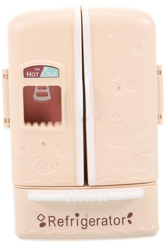 WEKAMOS Mini Nevera De Juguete para Casa De Muñecas 1:12 Miniatura Refrigerador Decorativo Ligero Y Compacto para Manualidades Y Accesorios De Muñecas