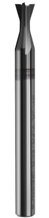 Zorqon 1/4 Carbide Square Nose End Mills, 4 Flute Solid End Mill Bits, Dovetail Cutter, AlTiN Coated Milling Cutters for DIYers and Professionals, 74 Degree