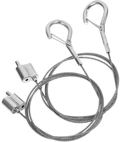 2pcs Stainless Steel Picture Hanging Wire Kit Durable Photo Frame Ropes for Art Galleries and Home Decor Easy to Install and Use Suitable for Heavy Duty Frames and Lamps