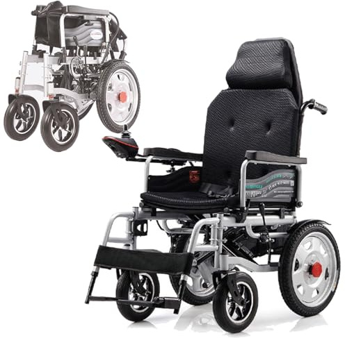 Elektrischer Rollstuhl Faltbar 150 Kg, Rollstuhl Elektrisch Leicht, Faltbare Elektrische Rollstühle, Elektrorollstuhl Outdoor, Elektrorollstuhl Faltbar Leicht Neu Bis 150 Kg