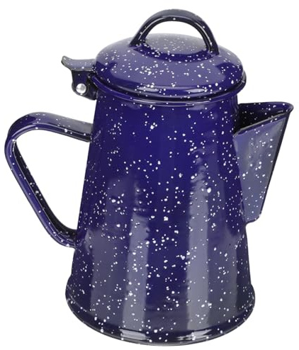 Alipis Bollitore Smaltato Con Manico Anti-scottatura Resistente e Versatile Per Cucina Ufficio e Ristorante Per Acqua Calda e Infusi Di Tè Sfuso