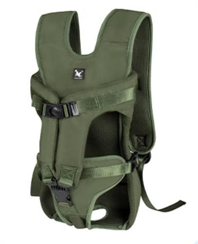 Hunderucksack für Mittlere Hunde, Verstellbar und Leicht, Ideal zum Wandern, Radfahren, Reisen und CampingSMLXL (Army Green,XL)