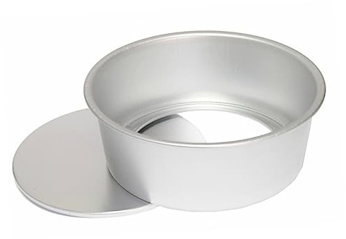 Ipetboom Tortiera Rotonda in Alluminio Anodizzato con Rimovibile Antiaderente Resistente e Deformazioni per Torte Cheesecake e Dessert al Forno