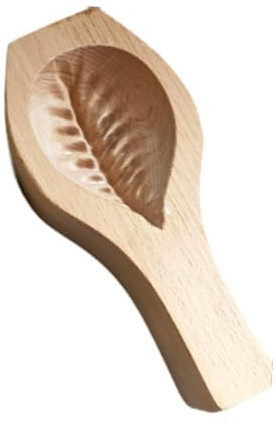 ALCXAZS Stampo per dolci in legno Stampo, Colore del legno, Piccola Foglia