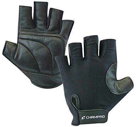 CHAMPRO Padded Catcher's Glove for Sting Reduction, Baseball Softball Players of All Ages, BLACK, Right Hand (Left-Hand Throw)