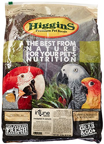 Higgins 466251 Higg Intune Food For Conure/Cockatiel, 18-Pound