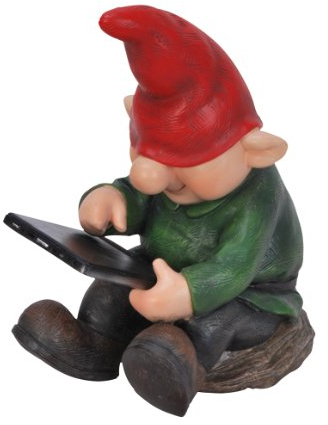 Vivid Arts Playful Gnome Son with Leafpad