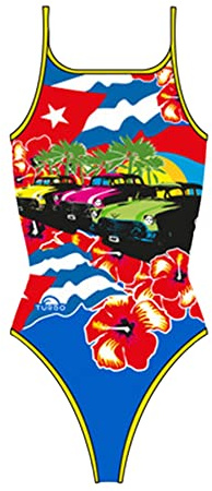TurboTronic - Bikini da Donna Multicolore M