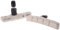 Elvedes 25 Paires Patins de Frein V-Type 72mm Gomme White Compound Bremsschuhe für Fahrrad/Zyklus/E-Bike, weiß