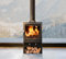 Arizona A05 5 kW Multi-Fuel Stove | Log Burner for Wood & Smokeless Fuel | Durable Steel Construction & EcoDesign Ready | DEFRA Approved