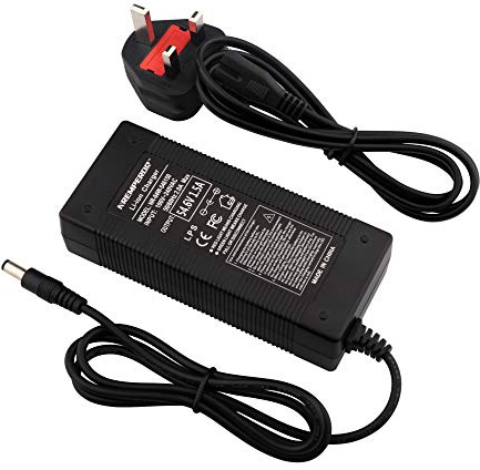 48V Charger Output 54.6V 1.5A for 13S Lithium Batteries Convenient Health Care 46.8V DC 5.5 x 2.1mm / 5.5 x2.5mm Plug Jack
