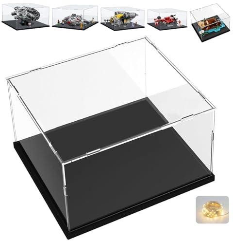 Vetrina Espositiva Teca Plexiglass Acrilico 3mm per Lego 11375 Ferrari 2004