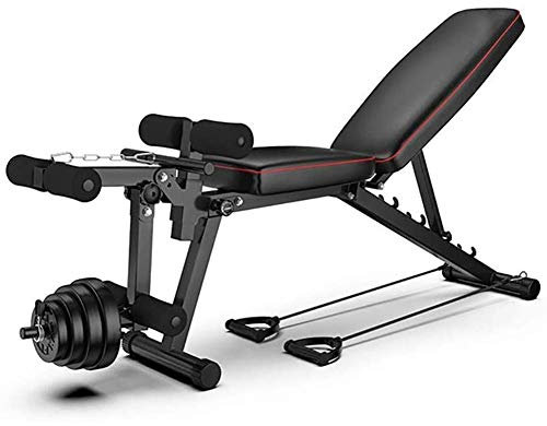 GJXJY Hantelbank Klappbar Verstellbar Trainingsbank Multifunktion Flachbank Fitness Bankdriicken,Fitness Schrägbank Bauchtrainer Verstellbare Sit-Up-Bank Für Training Zu Haus