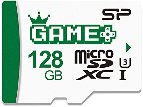Silicon Power Carte mémoire Micro SD SDXC avec Adaptateur Compatible avec Nintendo Switch 128 Go