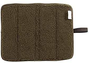 FARM-LAND Sitzkissen Faserpelz Oliv 36 x 29 cm | Ansitzkissen, Jagdkissen