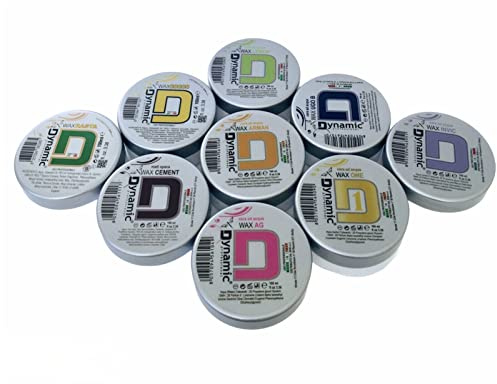 Dynamic super duftendes Haarwachs mit starker Halt ohne Silikon, Parabene und SLS - Made in Italien - 3 x 100 ml (Lemon)