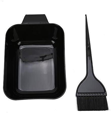 ANKROYU Set de Teinture pour Cheveux avec Pinceau et Bol DIY, Outil de Coiffure de Teinture Capillaire Anti-dérapant pour Salons et Usage Domestique